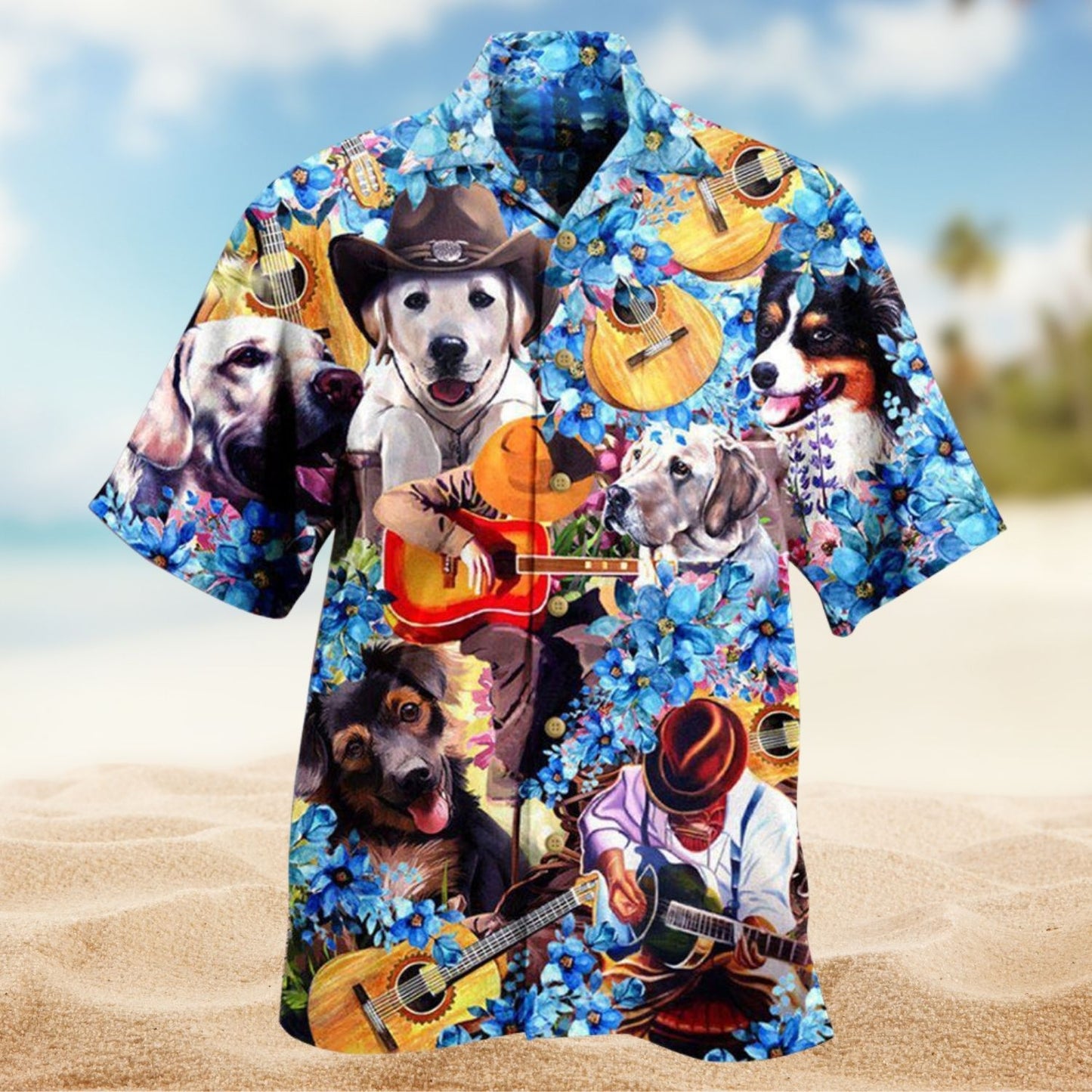 Dog And Guitar Edition – Hawaiian Shirt