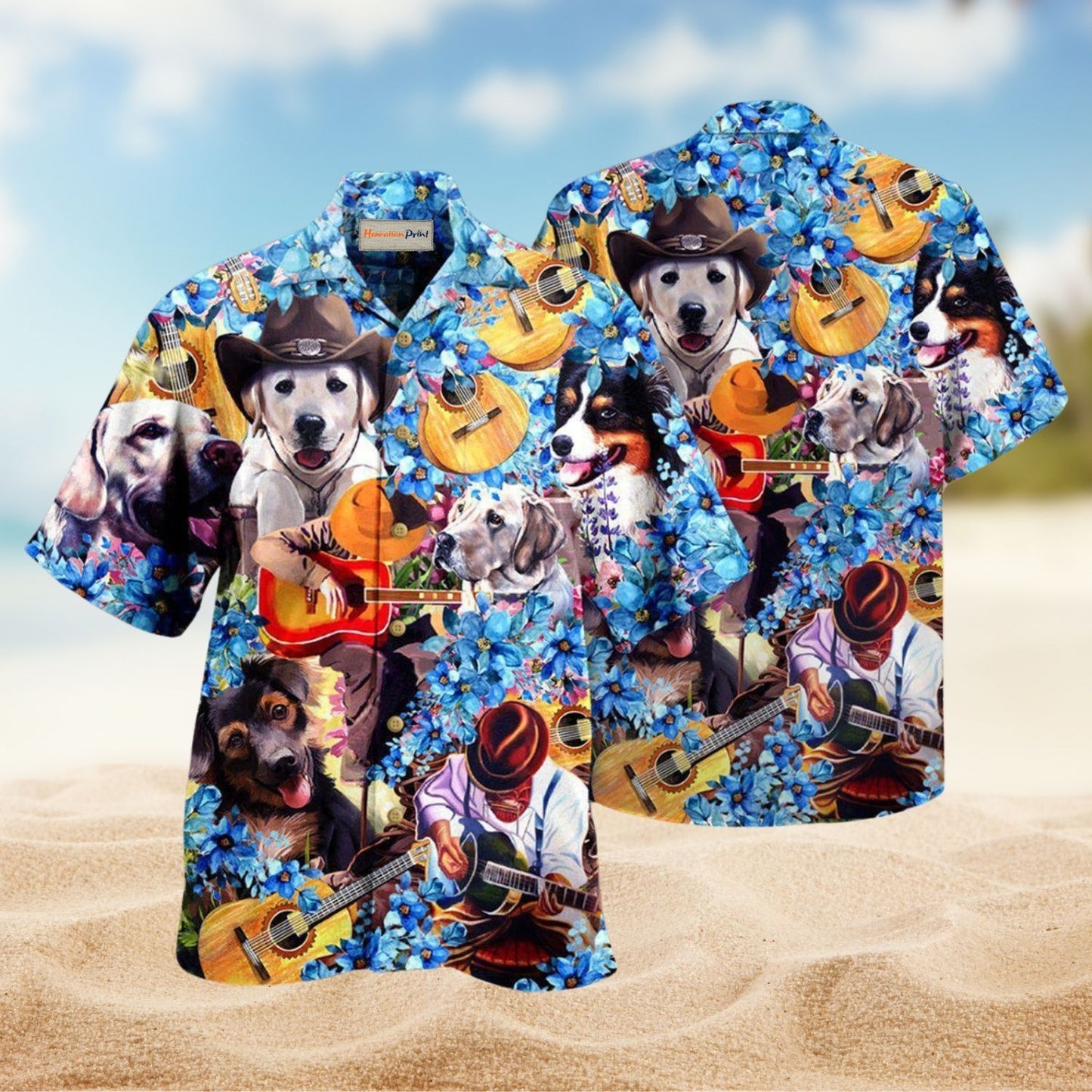 Dog And Guitar Edition – Hawaiian Shirt