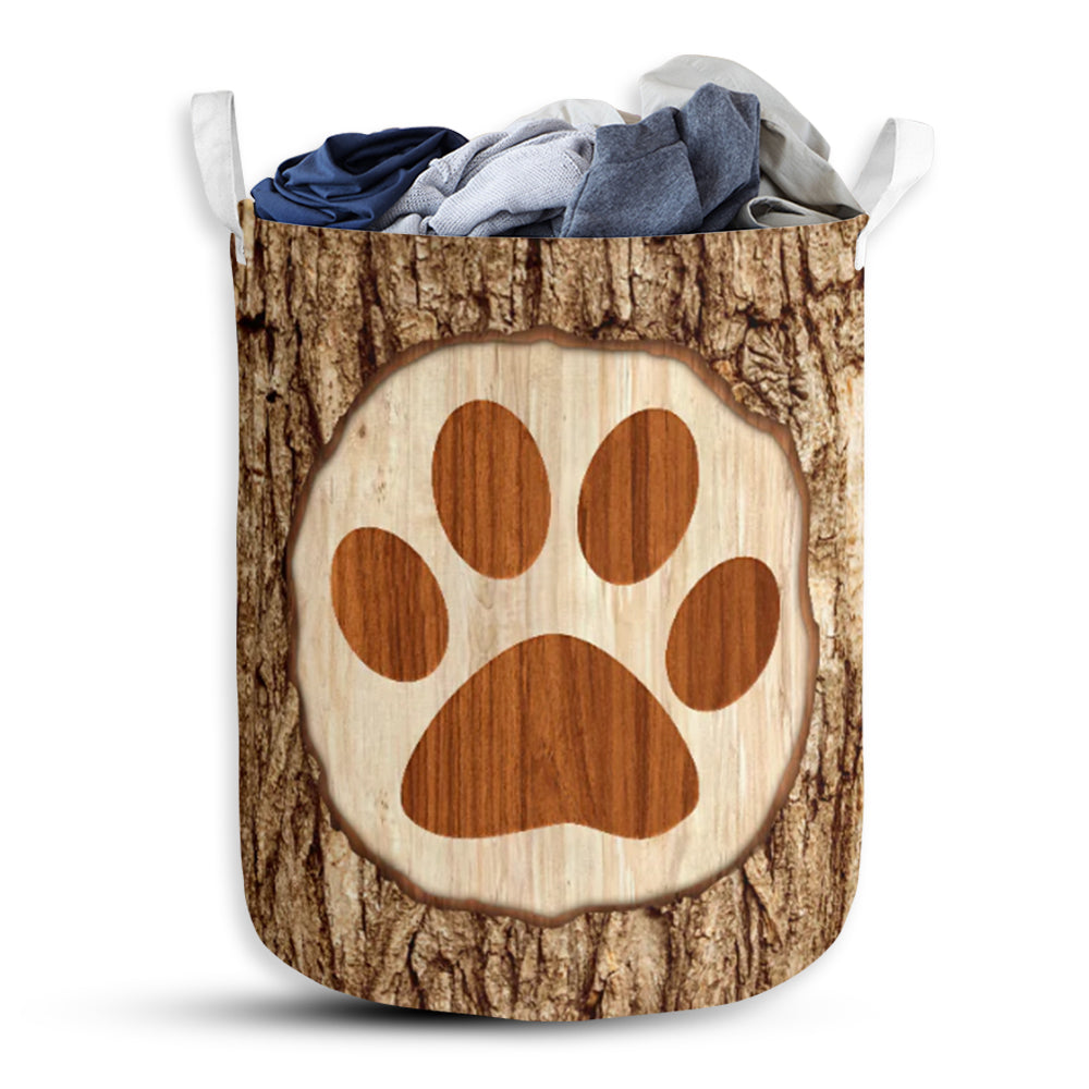 Dog Bark Wood - Laundry Basket - Owls Matrix LTD