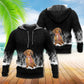 Dachshund Love Snow Style - 3D Hoodie