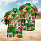 Dog French Bulldog And Blooming Tropical Flowers Edition – Hawaiian Shirt