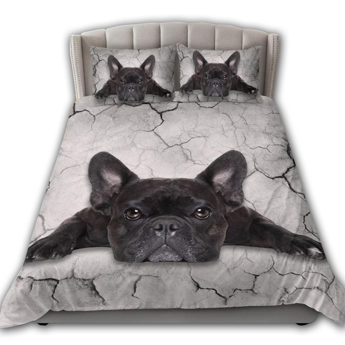 French Bulldog Goodnight Bedding Cover For Pet Lover Bedroom Decor