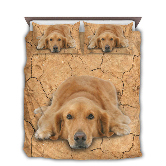 Golden Retriever Dog Goodnight Bedding Cover For Pet Lover Bedroom Decor