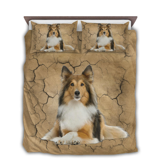 Brown Shetland Sheepdog Goodnight Bedding Cover For Pet Lover Bedroom Decor