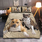 Staffordshire Dog Goodnight Classic Bedding Cover For Pet Lover Bedroom Decor