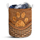 Dog Mom Rattan Teaxture Lover - Laundry Basket - Owls Matrix LTD