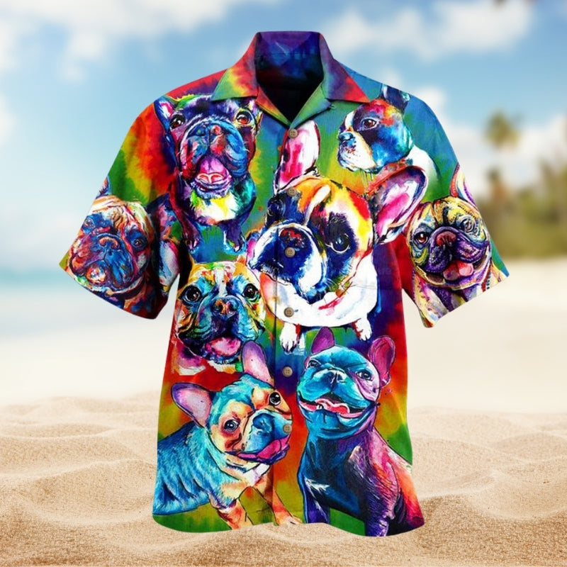 Dog Pitbull Love Color Limited Edition – Hawaiian Shirt