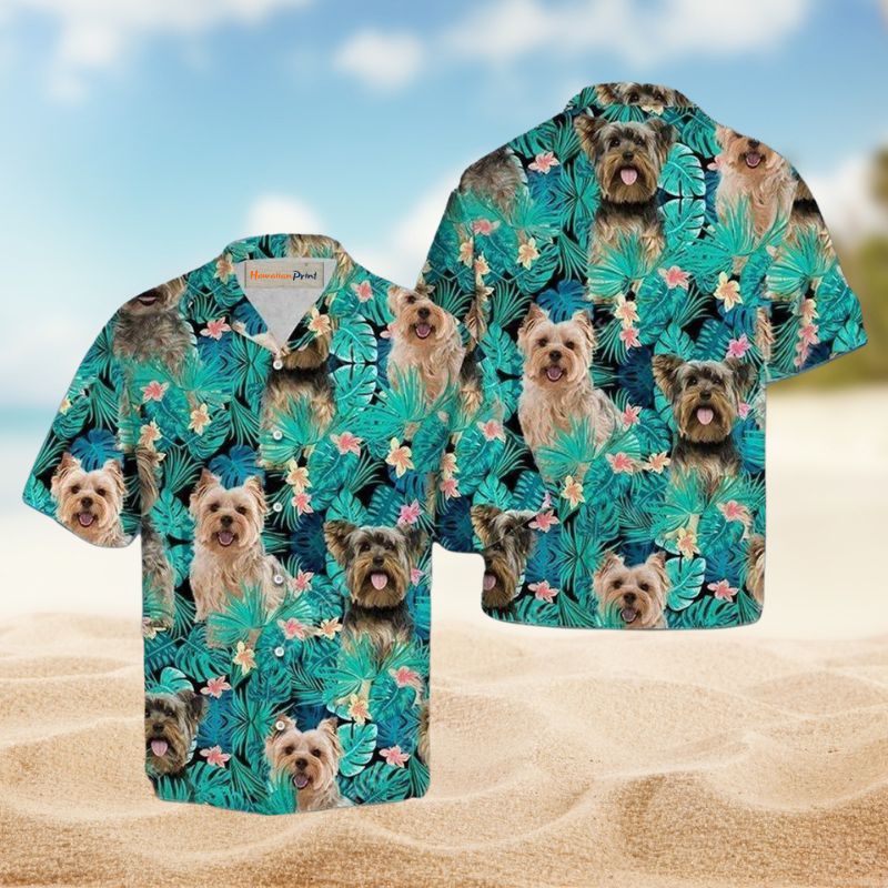 Dog Terrier Tropical Edition – Hawaiian Shirt