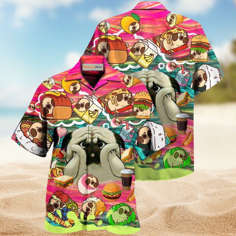 Dog What If I Become Food Edition – Hawaiian Shirt