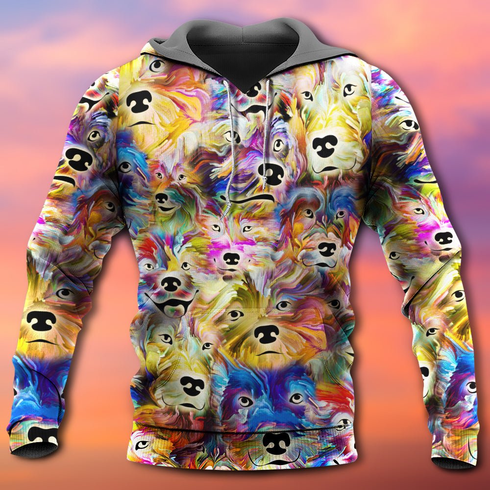 Dog Memory Art Painting – 3D Hoodie