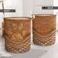 Dog Mom Rattan Teaxture - Laundry Basket - Owls Matrix LTD