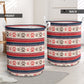 Dog Paw Pattern Knitted - Laundry Basket - Owls Matrix LTD