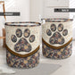 Dog Paw Tepee Fabric - Laundry Basket - Owls Matrix LTD