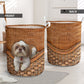 Dog We Love Dog - Laundry Basket - Owls Matrix LTD