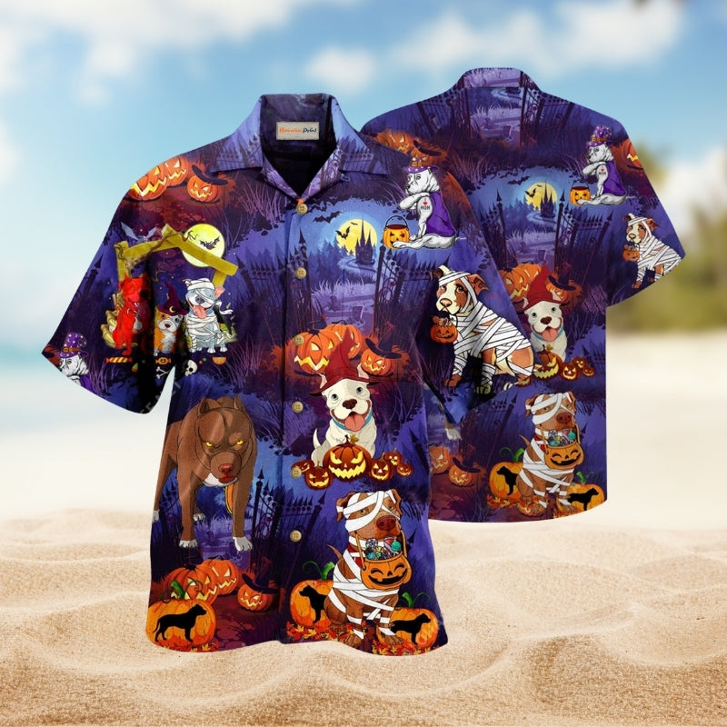 Dogs And Halloween Scary Limited Edition – Hawaiian Shirt