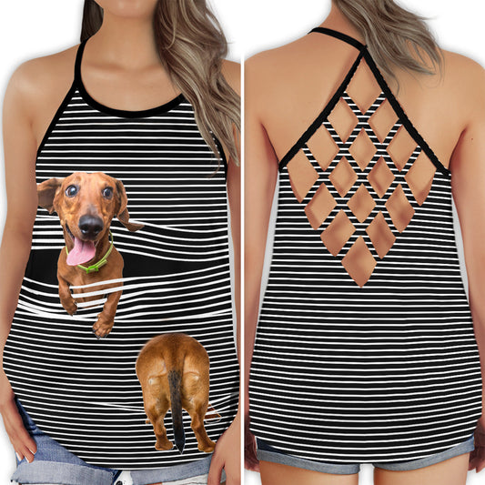 Dachshund Summer Cool Collection – Hollow Tank Top