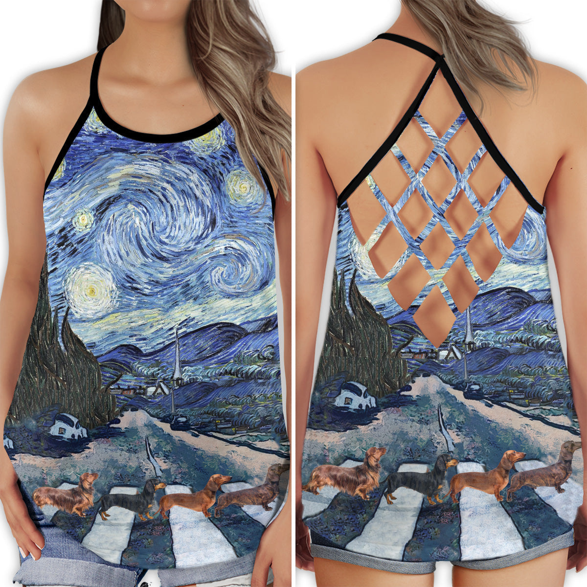 Dachshund Hot Summer Collection – Hollow Tank Top