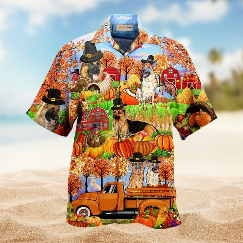 Dogs Love Autumn Limited Edition – Hawaiian Shirt
