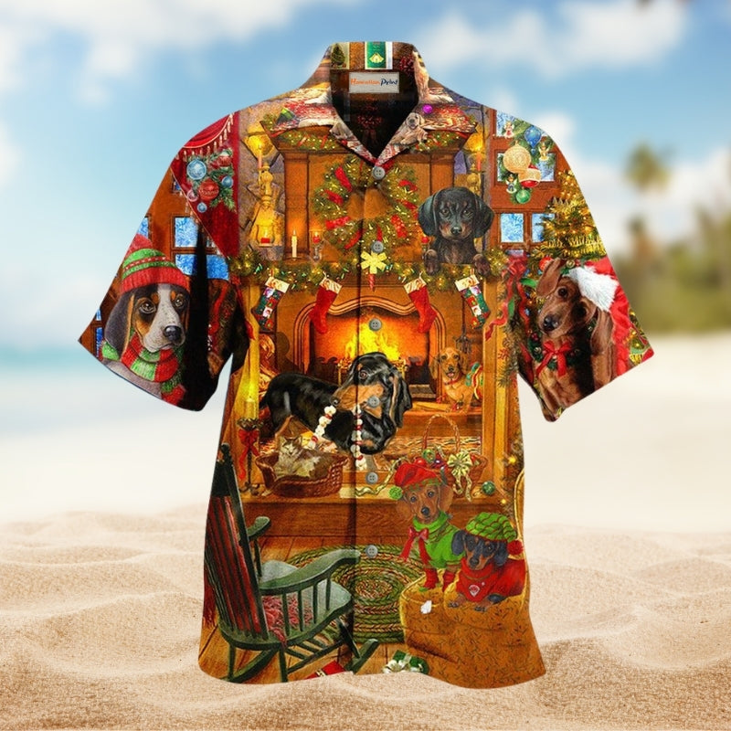 Dogs Love Home Love Christmas Limited Edition – Hawaiian Shirt