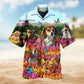 Dogs Love Romantic Tulip Garden Limited Edition – Hawaiian Shirt