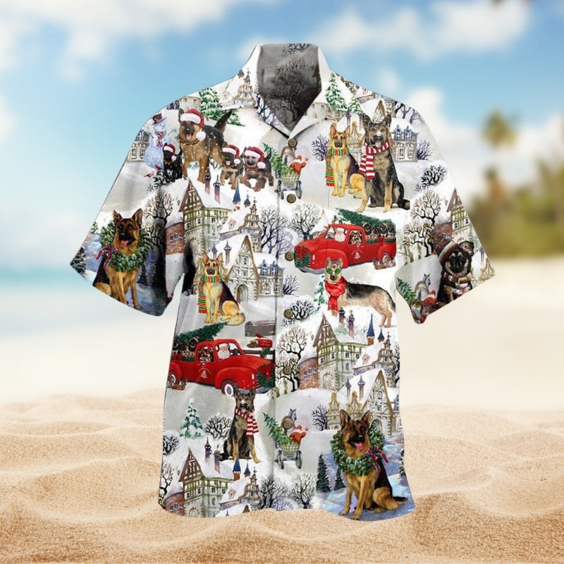 Dogs Snow Christmas Limited Edition – Hawaiian Shirt
