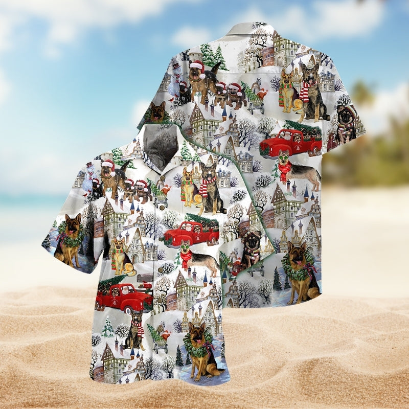 Dogs Snow Christmas Limited Edition – Hawaiian Shirt