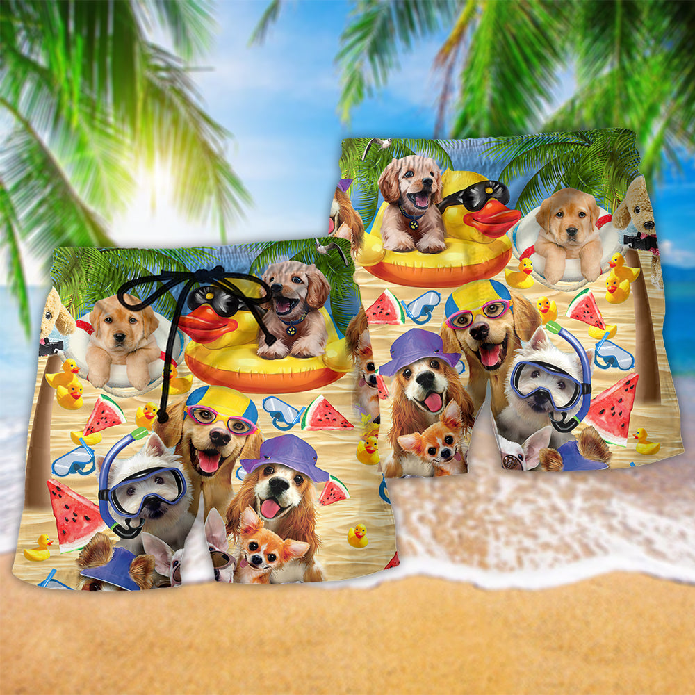 Happy Puppies Summer Beach Life – Beach Short