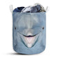 Dolphin Face And Butt - Laundry Basket - Owls Matrix LTD