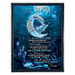 Dolphin I Love You With All My Heart 50 x 60 Inch Flannel Blanket For Cozy Bedroom And Sofa Decor