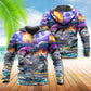 Dolphin Galaxy Free Spirit - 3D Hoodie