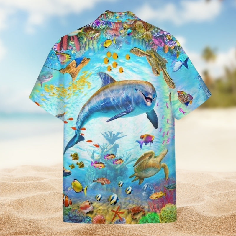 Dolphin Life In The Ocean World Limited Edition – Hawaiian Shirt