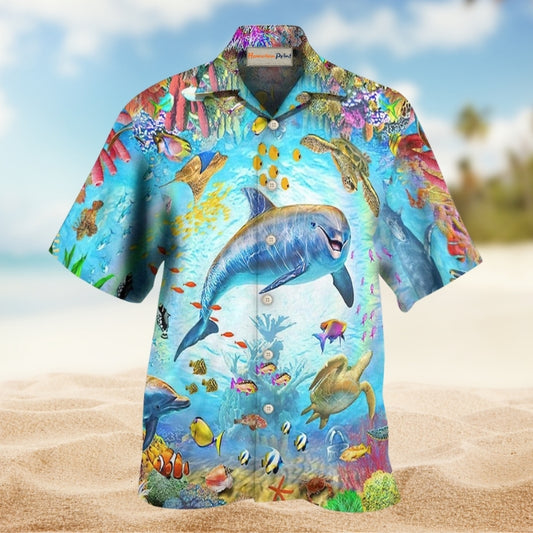 Dolphin Life In The Ocean World Limited Edition – Hawaiian Shirt