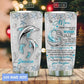 Dolphin Mother And Daughter Personalized 20 Oz Tumbler For Coffee Travel And Daily Use