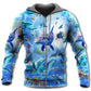 Dolphin Spirit Animal Quote Art – 3D Hoodie
