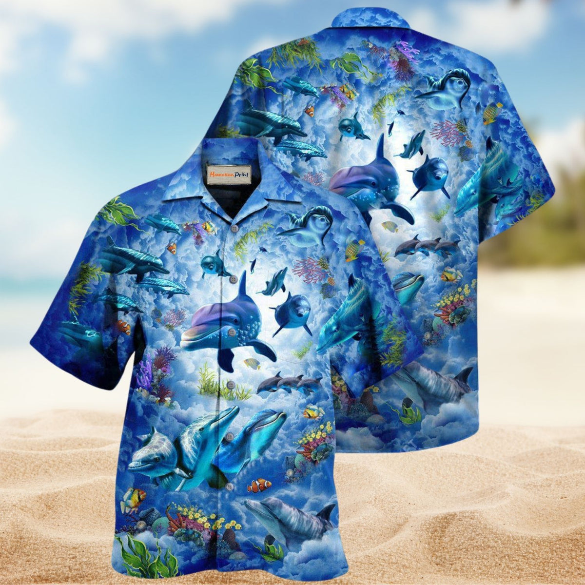 Dolphin Spirit Animal Edition – Hawaiian Shirt