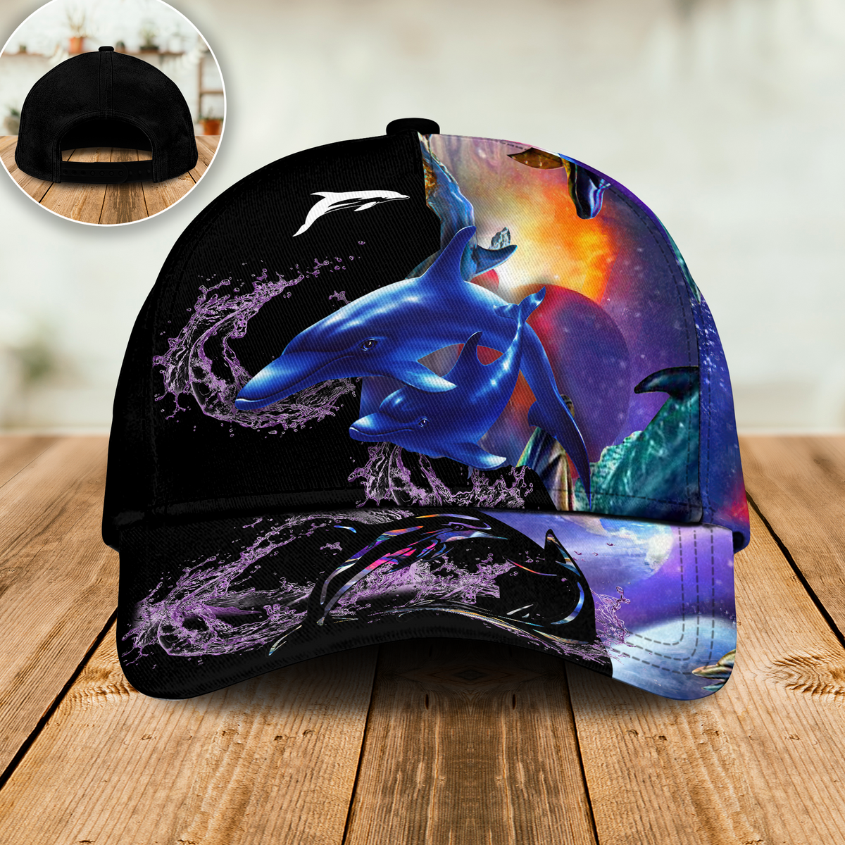 Dolphin Into The Galaxy – Classic Cap