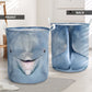 Dolphin Face And Butt - Laundry Basket - Owls Matrix LTD