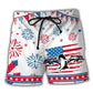 Dolphin Funny America Design – Beach Short