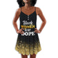 Black Women Empowered Style – Women's Summer Sleeveless V-Neck Camisole Dress