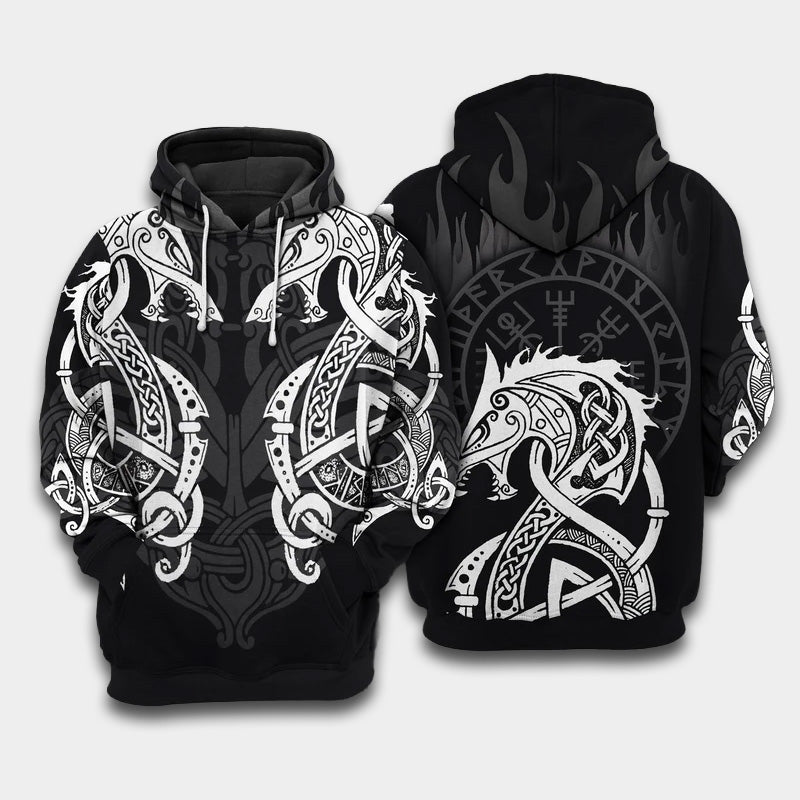 Double Dragon Fire Art – 3D Hoodie
