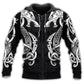 Double Dragon Fire Fantasy - 3D Hoodie
