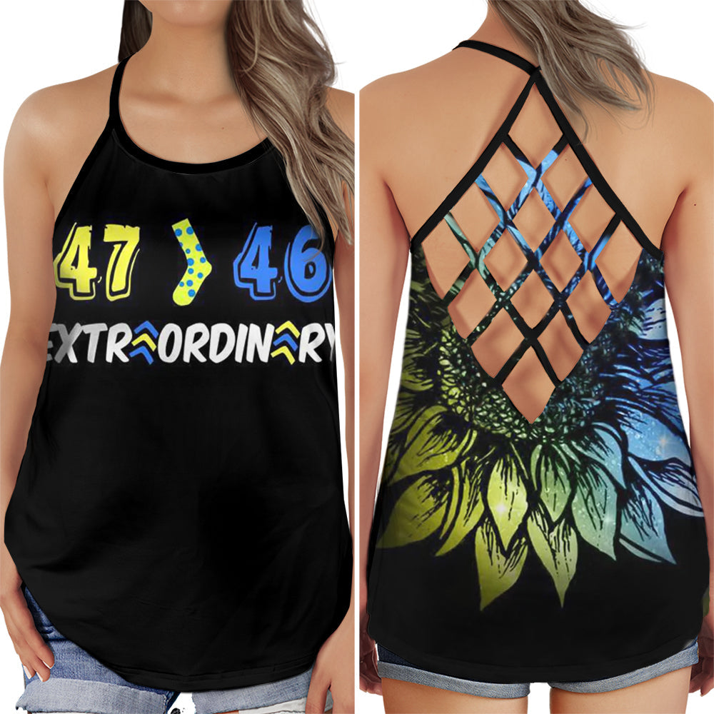 Down Syndrome 47 Greater Than 46 Edition – Hollow Tank Top