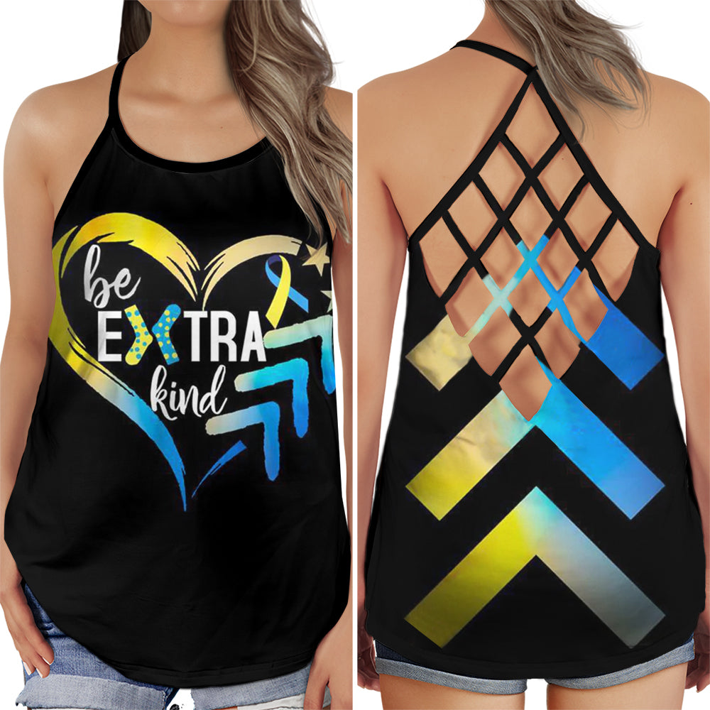 Down Syndrome Be Extra Kind Heart Edition – Hollow Tank Top