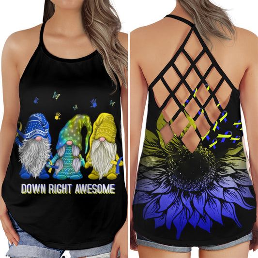 Down Syndrome Awesome Gnome Edition – Hollow Tank Top