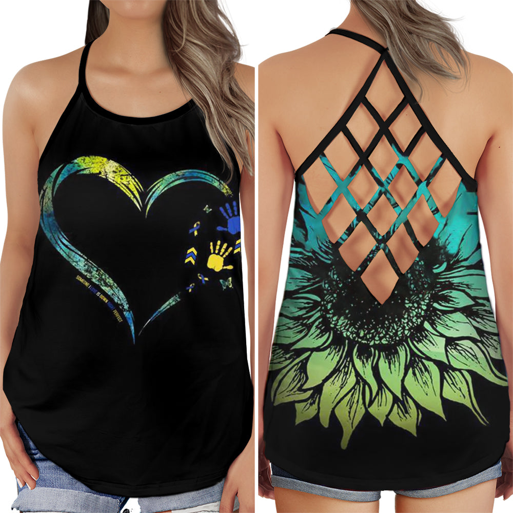 Down Syndrome Awareness Love And Support - Hollow Tank Top