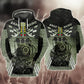 Green Drag Racing Art – 3D Hoodie