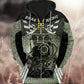 Green Drag Racing Art – 3D Hoodie