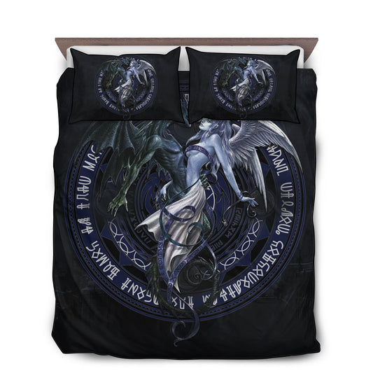 Strong Dragon Fantasy Bedding Cover For Fantasy Bedroom Decor