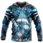 Viking Dragon Blue Fantasy Style - 3D Hoodie