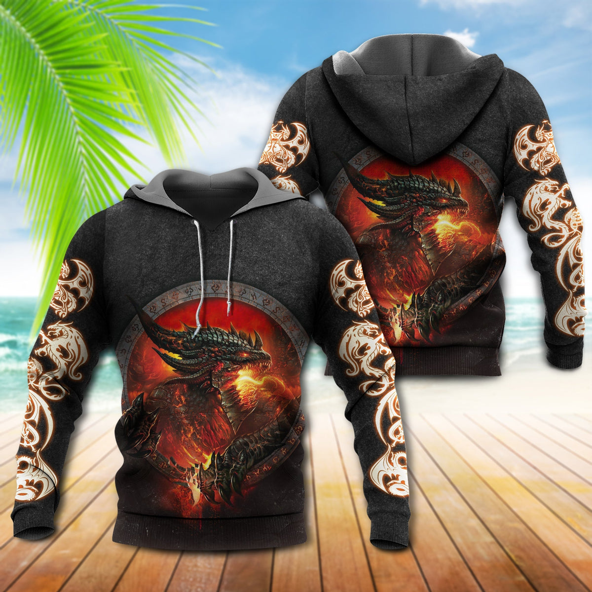 Dragon Fire Legend Cool Style - 3D Hoodie
